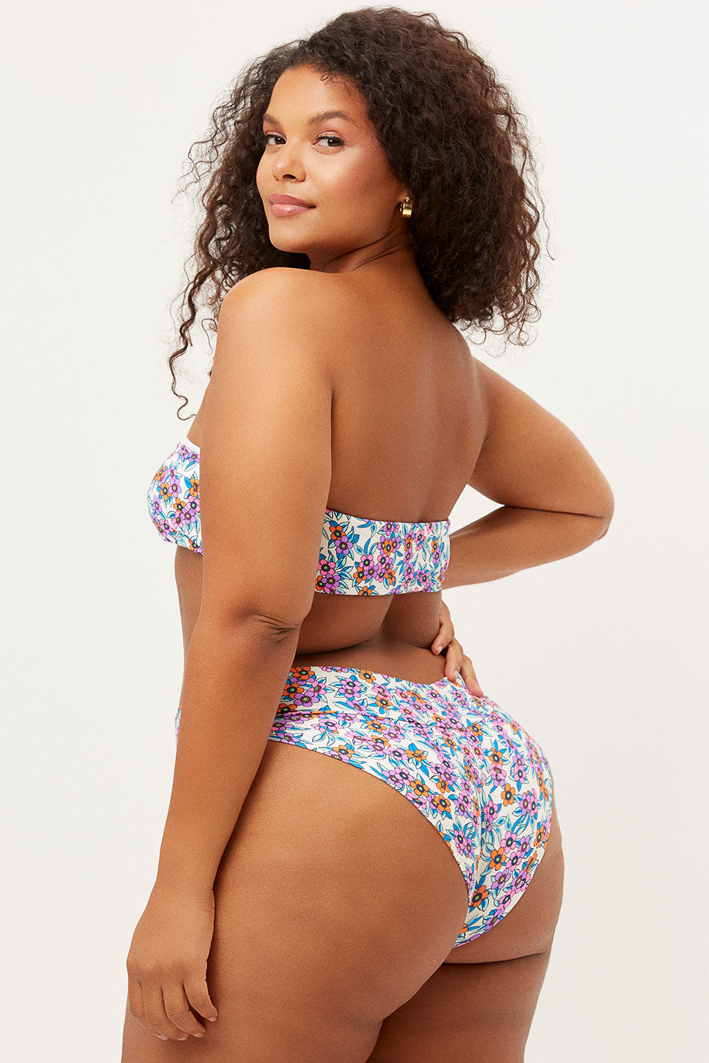 Alternative view of Gavin Floral Cheeky Bikini Bottom - Flower Farm