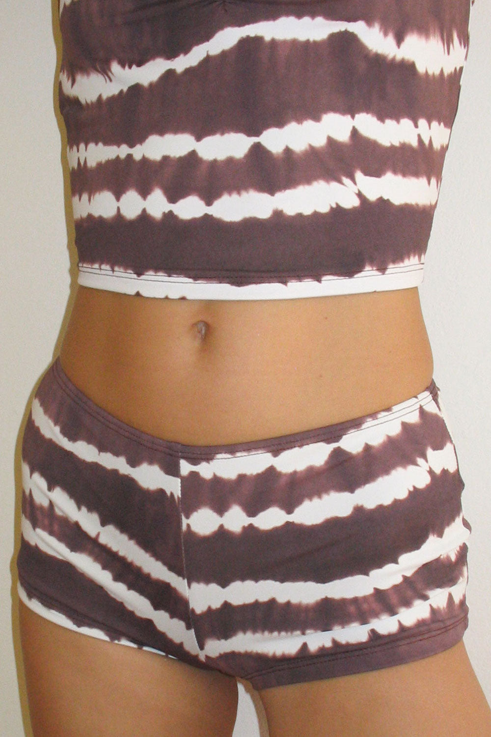 Genevieve Full Coverage Tie Dye Boy Short - Taro Tie Dye - Image 4