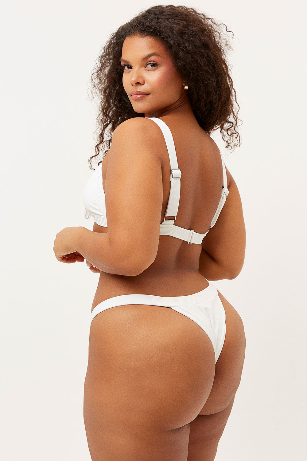 Alternative view of Georgia Skimpy Bikini Bottom - White