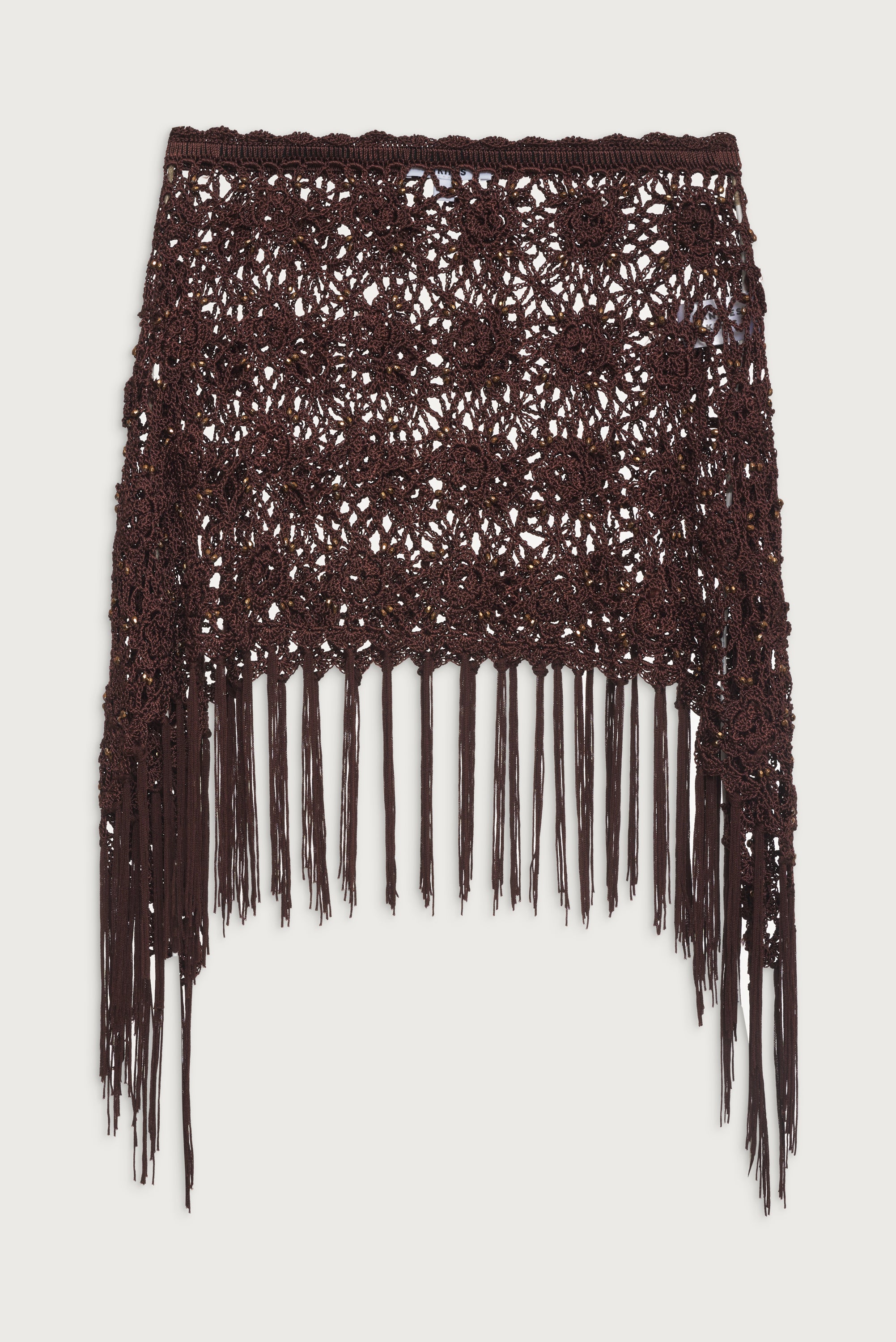 Alternative view of Hendrix Crochet Skirt - Bourbon