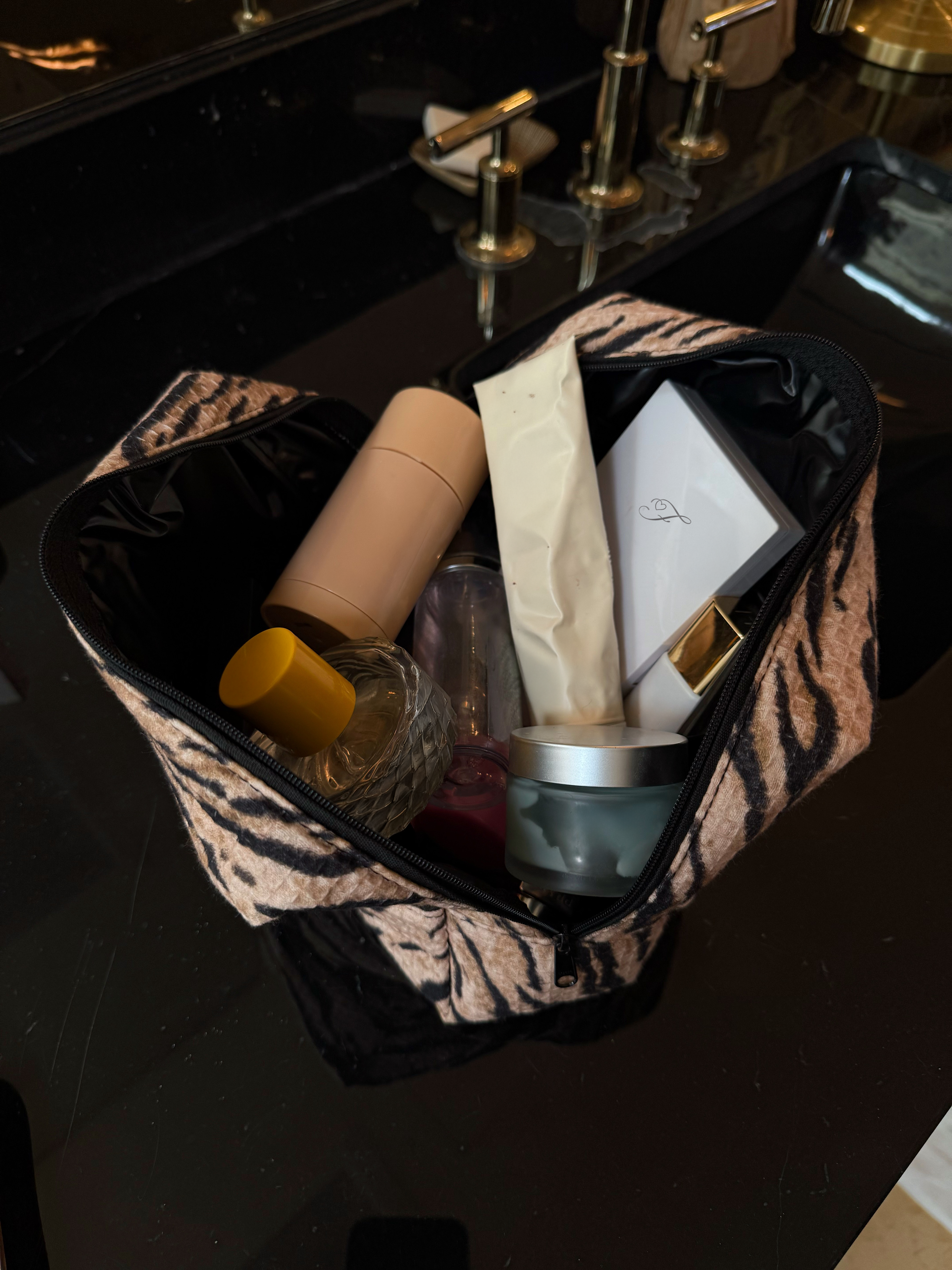 Holiday Cosmetic Bag - Tiger - Image 4