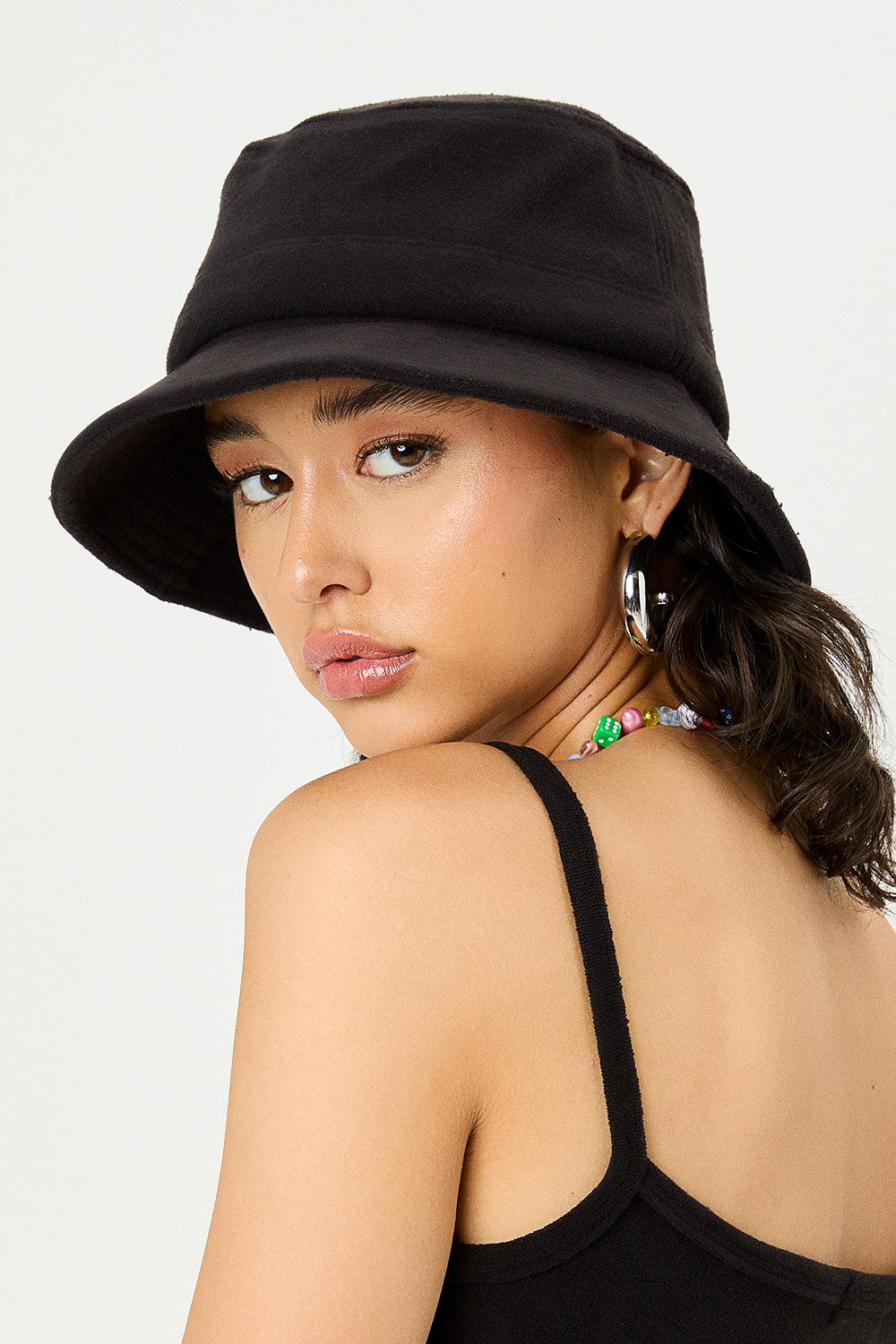 Alternative view of Jax Terry Bucket Hat - Black
