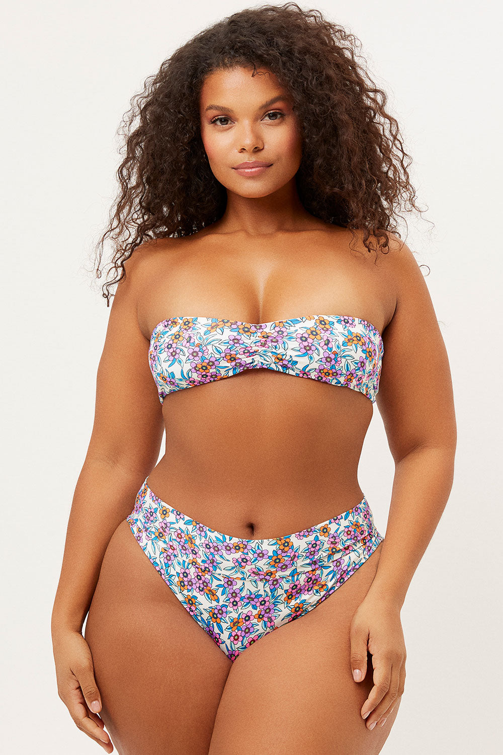 Alternative view of Jeanette Bandeau Strapless Bikini Top - Flower Farm