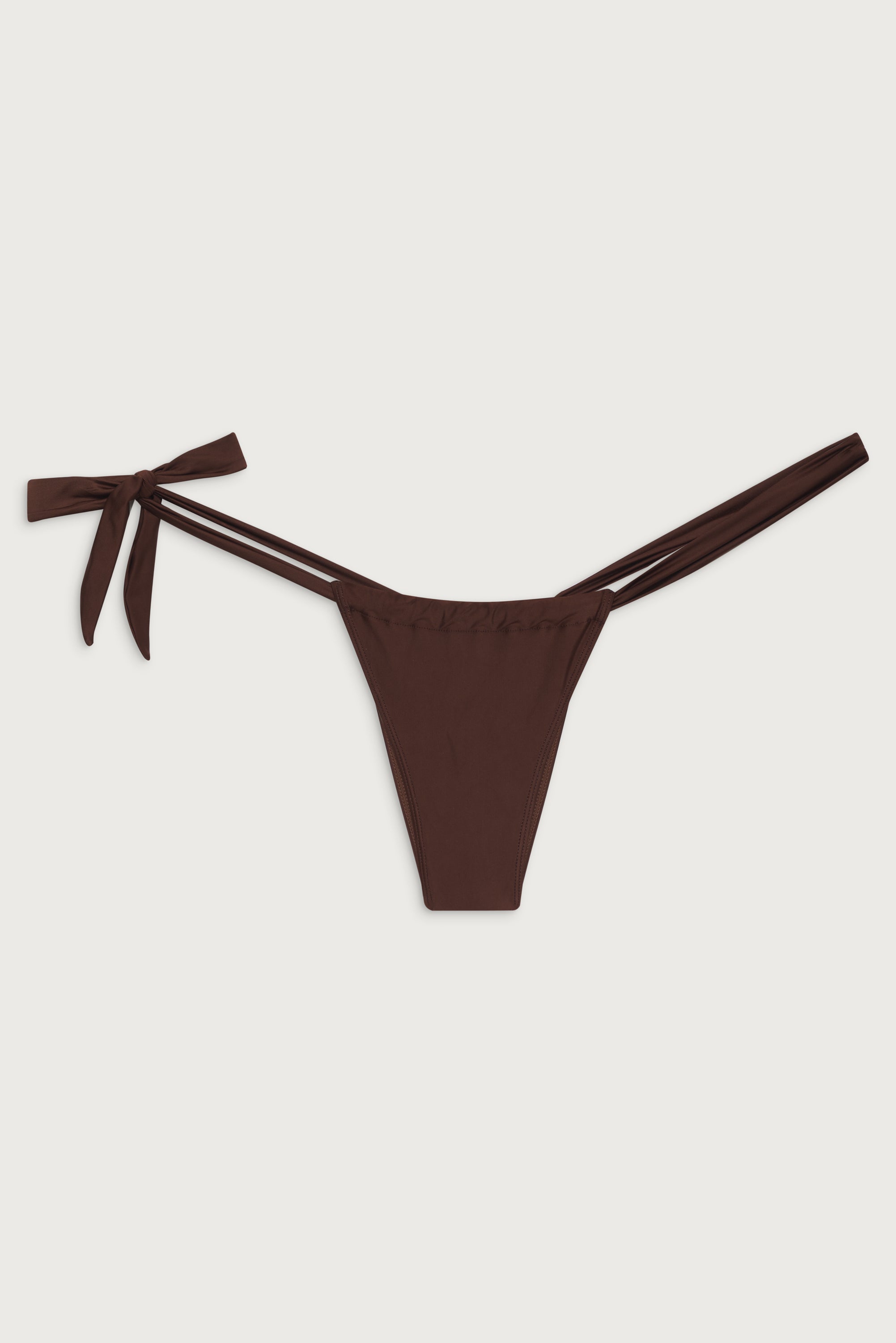 Alternative view of Kealy Tie Side Cheeky Bikini Bottom - Cinnamon