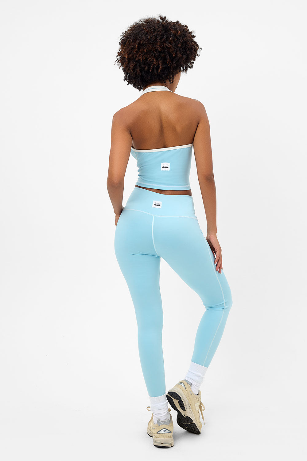 Lively High Waist Legging - Baby Blue - Image 2
