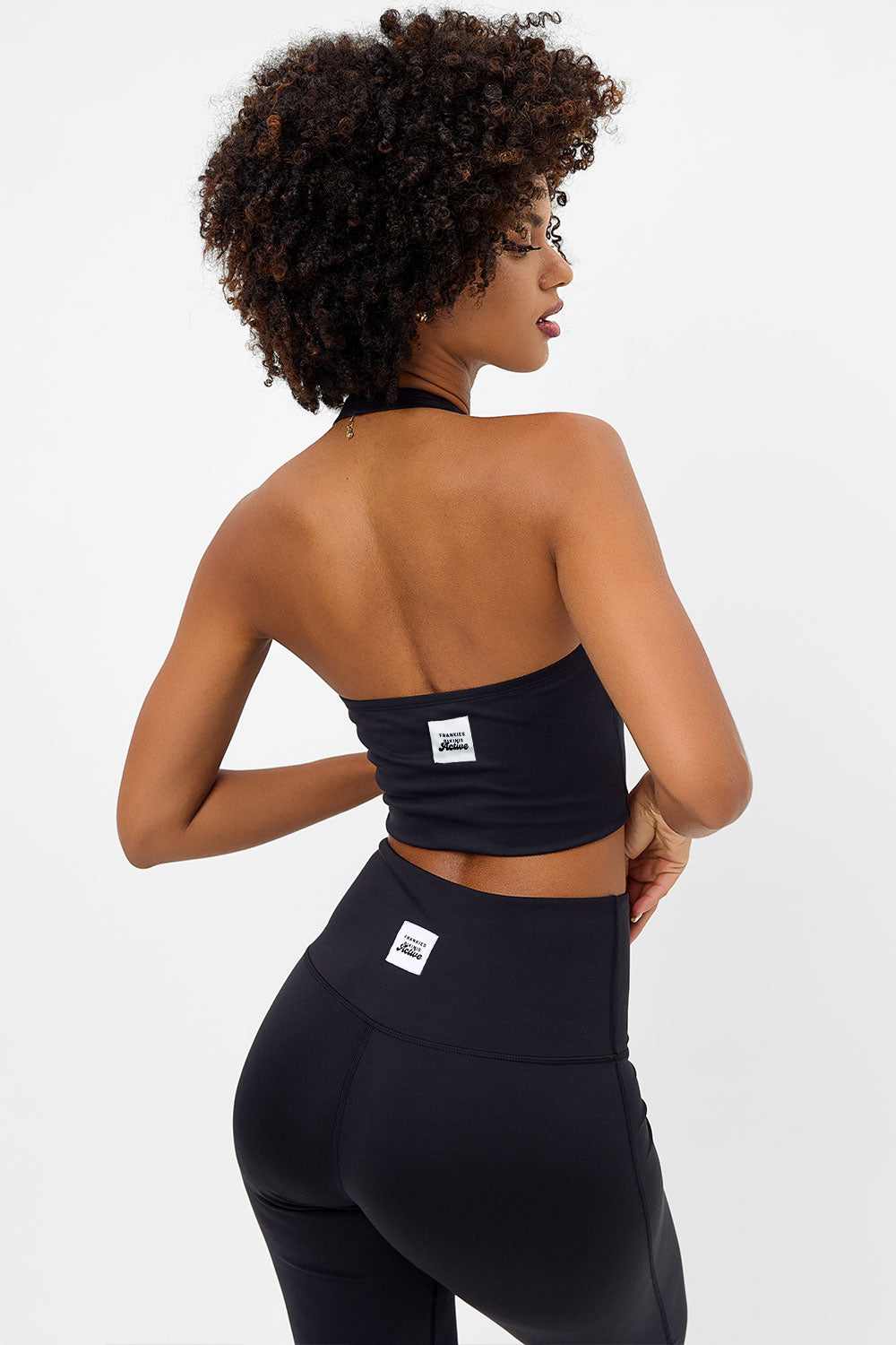 Lively Halter Sports Bra- Black - Image 2