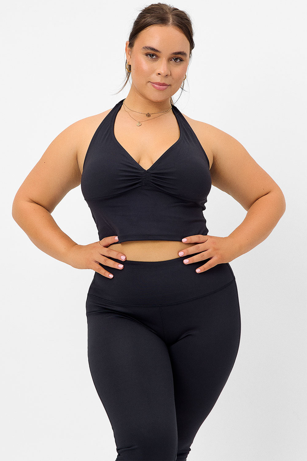 Lively Halter Sports Bra- Black - Image 3