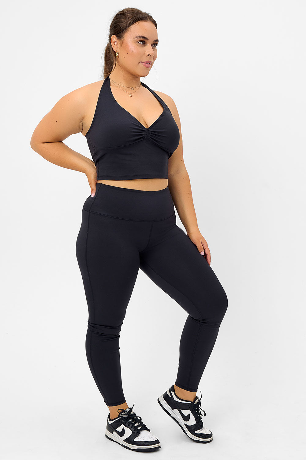 Lively Halter Sports Bra- Black - Image 4