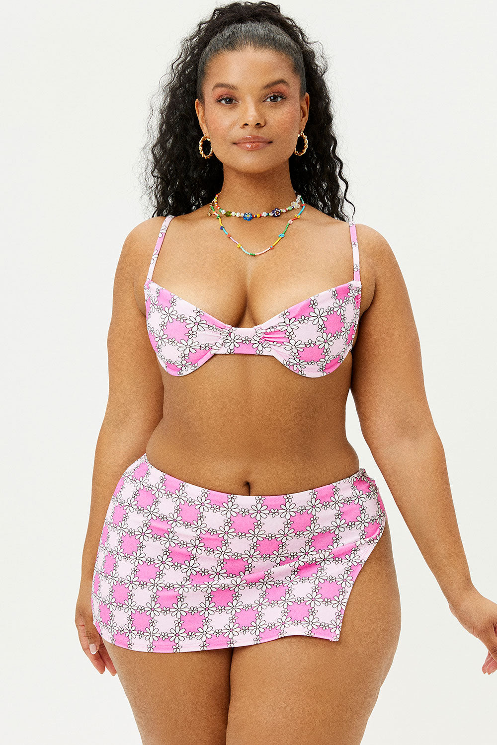 Alternative view of Maggie Terry Underwire Bikini Top - Pink Daisy