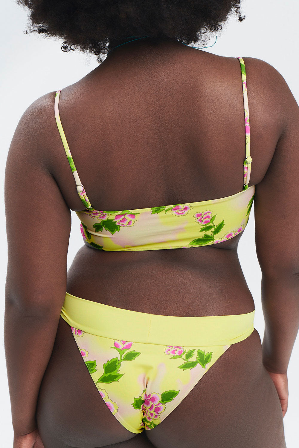 Nick Floral Cheeky Bikini Bottom - Mojito - Image 6