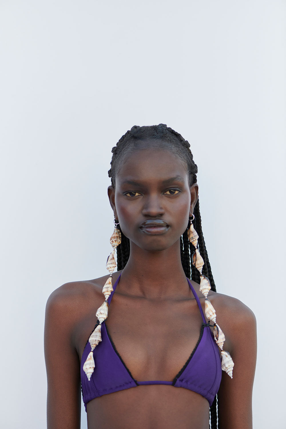 Nick Shine Triangle Bikini Top - Candied Violet - Image 3