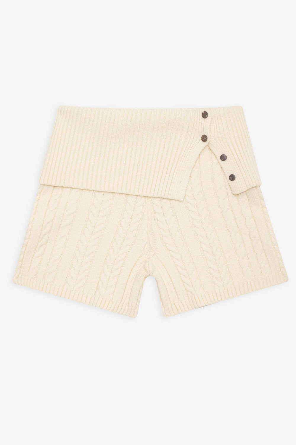 Alternative view of Nolan Cable Cloud Knit Mini Short - French Vanilla