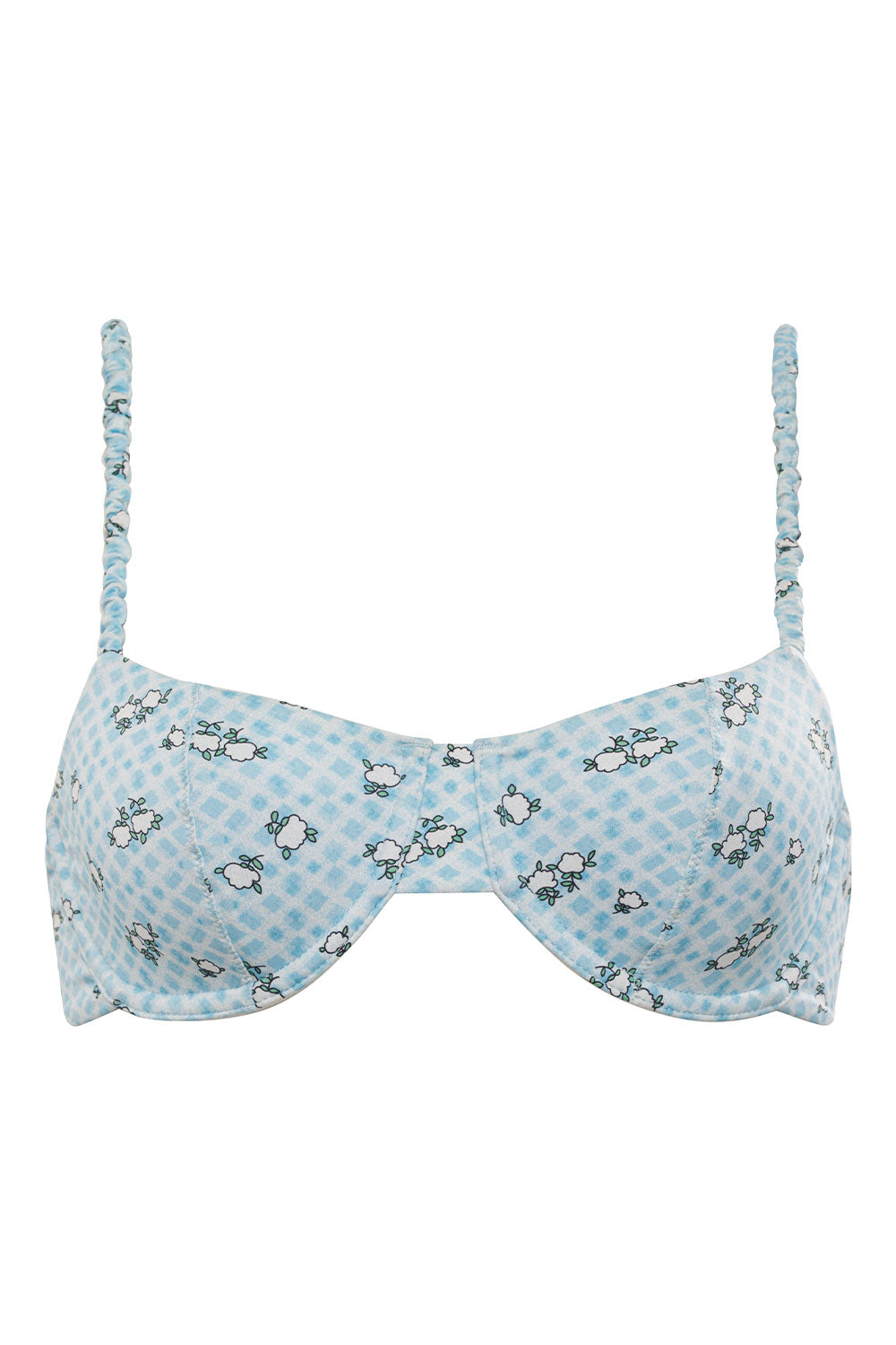 Pam Gingham Underwire Bikini Top - Posie - Image 7