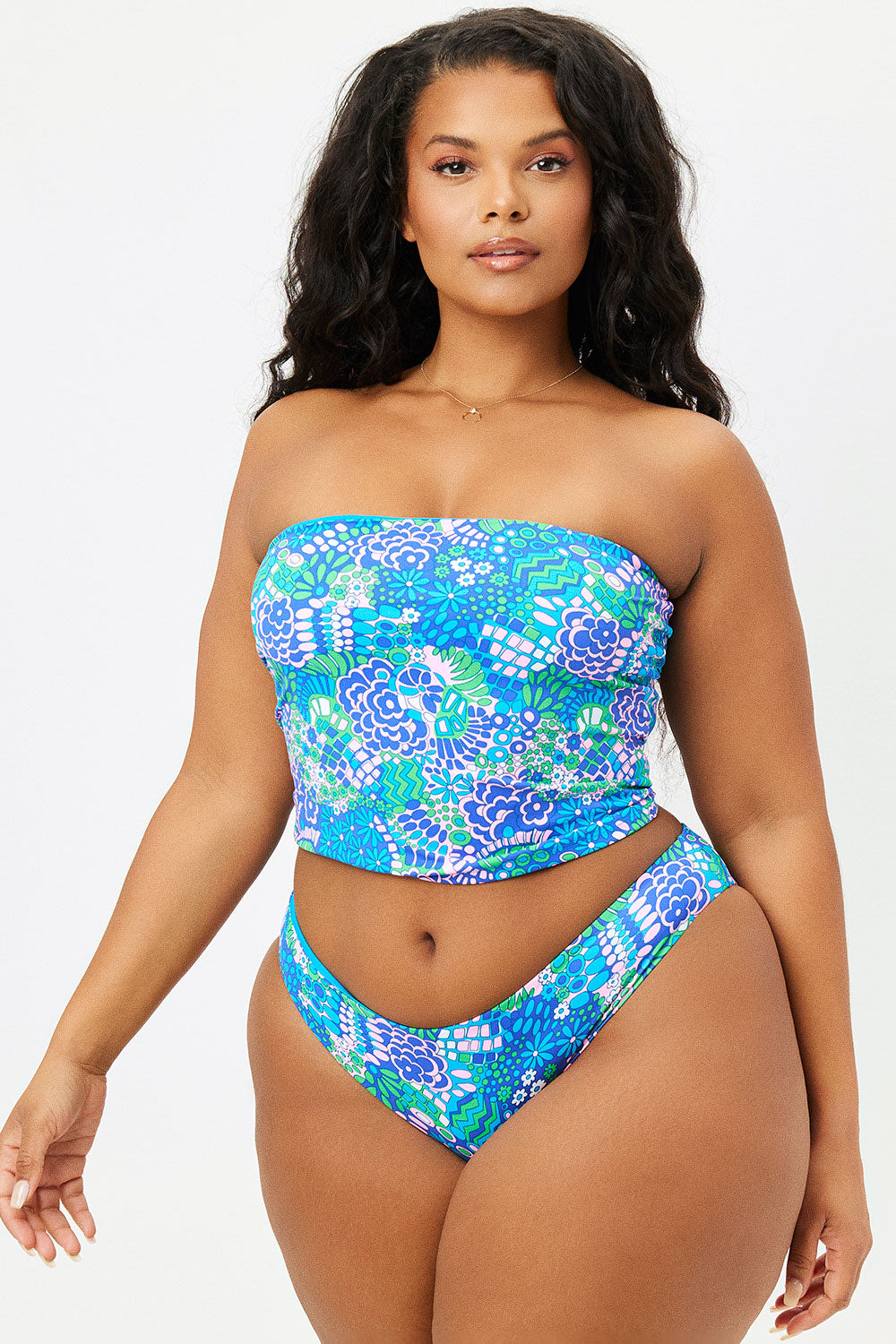 Alternative view of Peace Strapless Bikini Top - Good Vibes