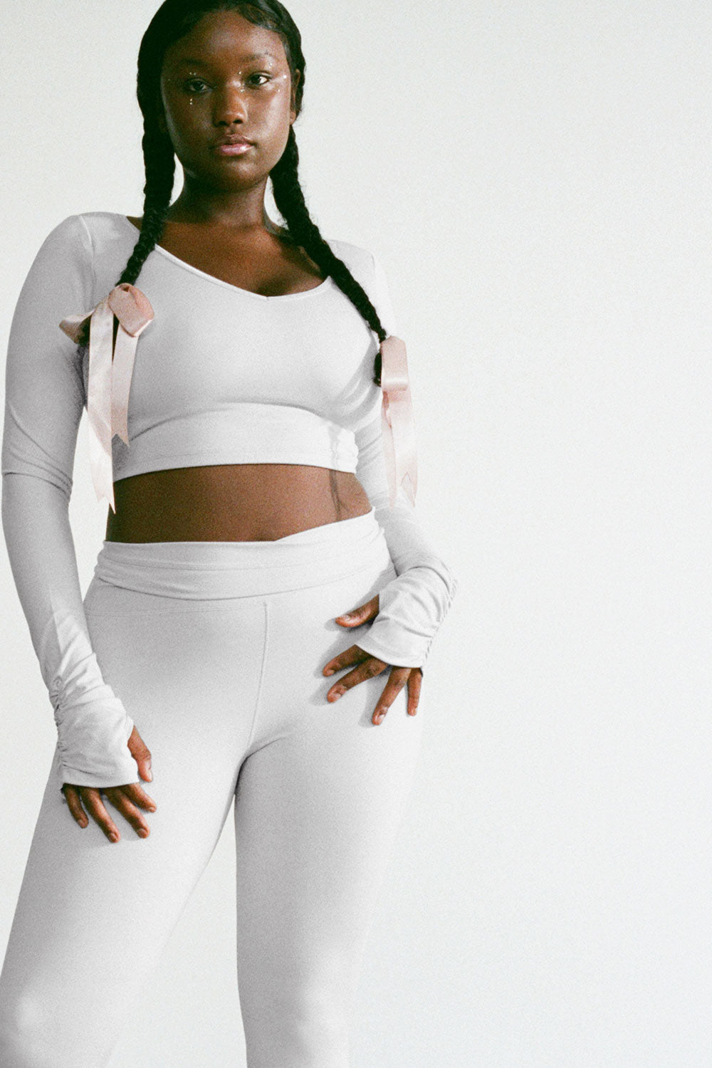 Alternative view of Plié Long Sleeve Top - Icy Gray