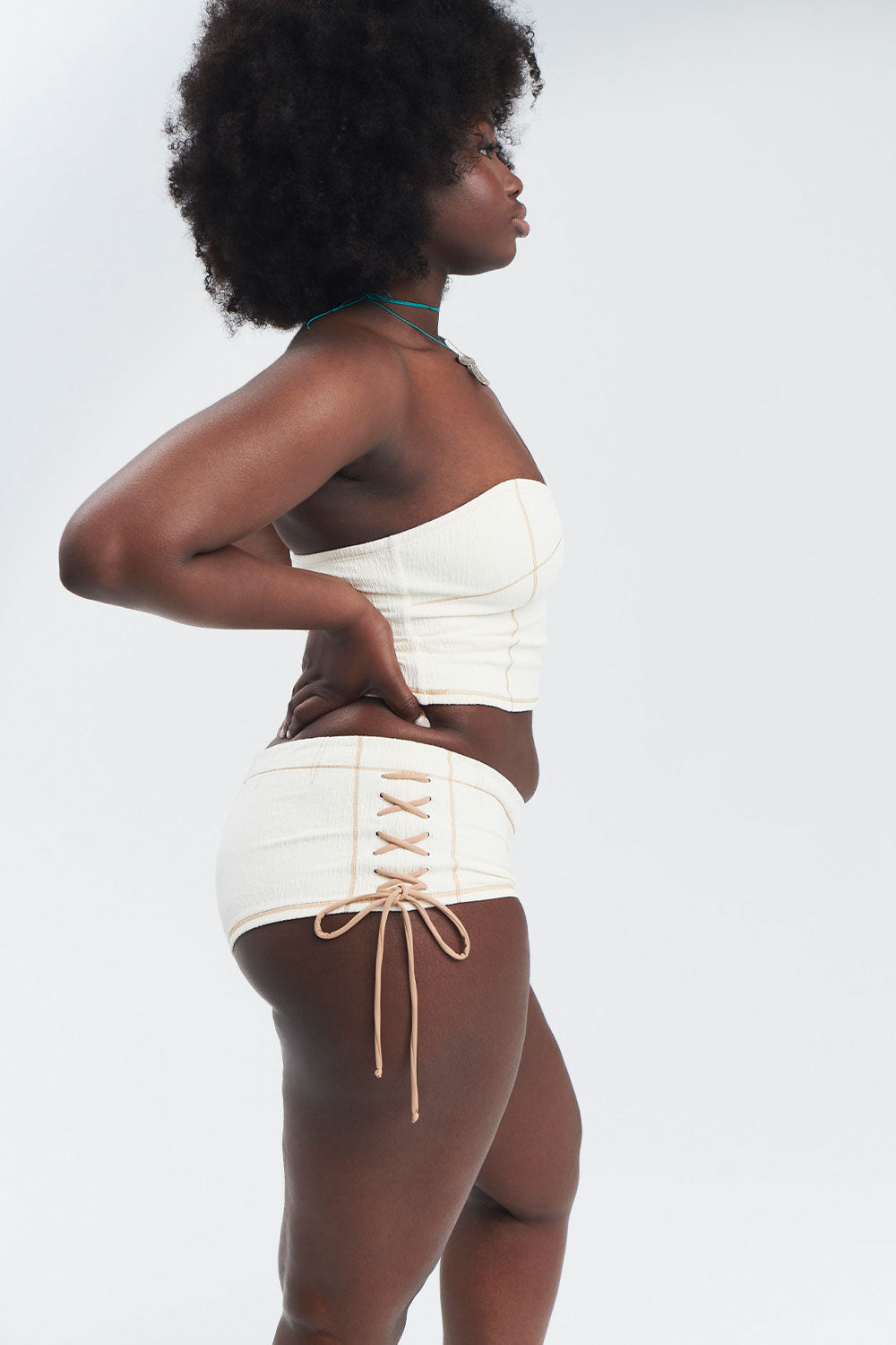 Rodeo Strapless Bikini Top - Sandstorm - Image 2