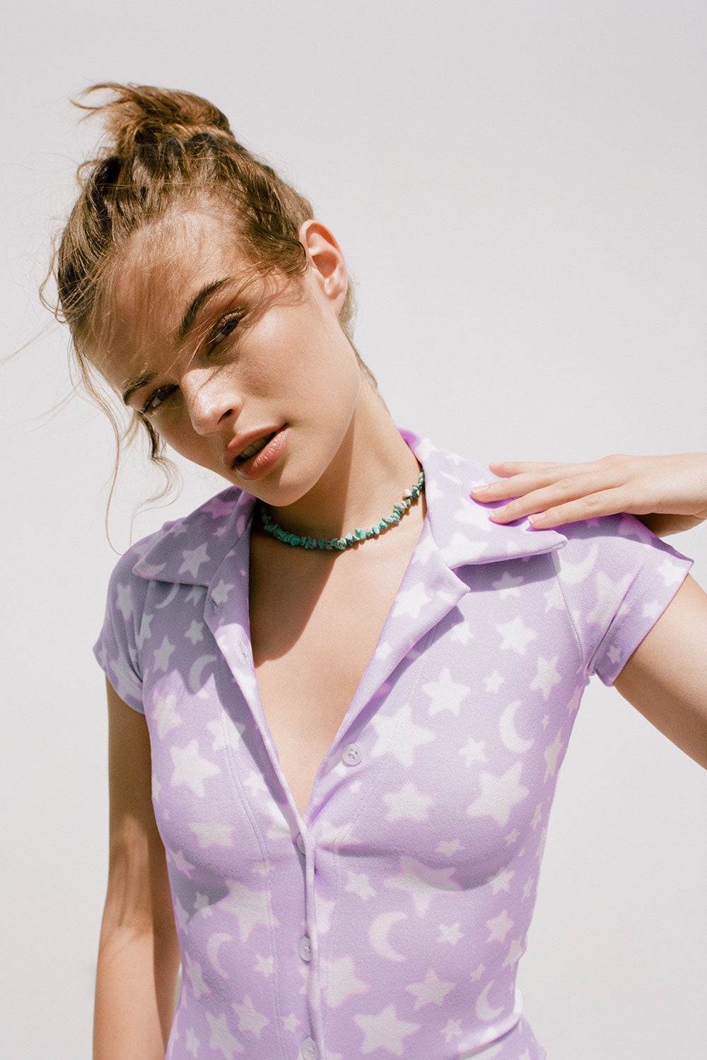 Alternative view of Rose Terry Romper - Luna