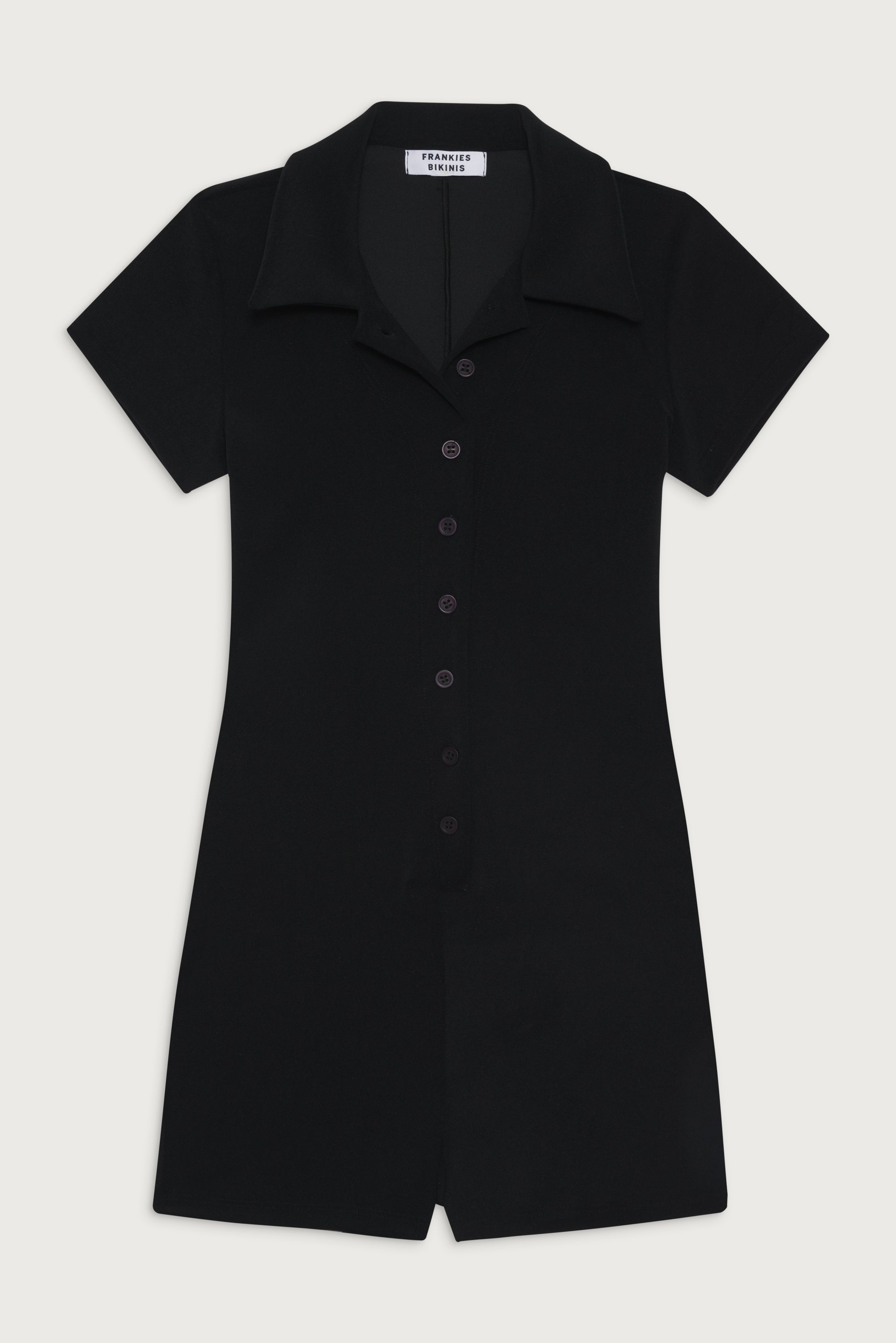 Alternative view of Rose Terry Romper - Black