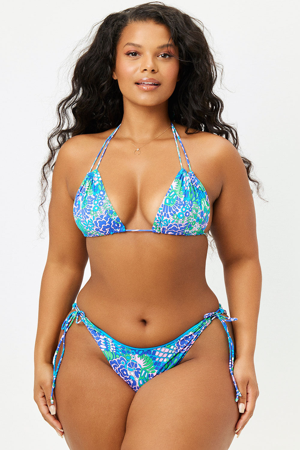 Alternative view of Sand Halter Bikini Top - Good Vibes