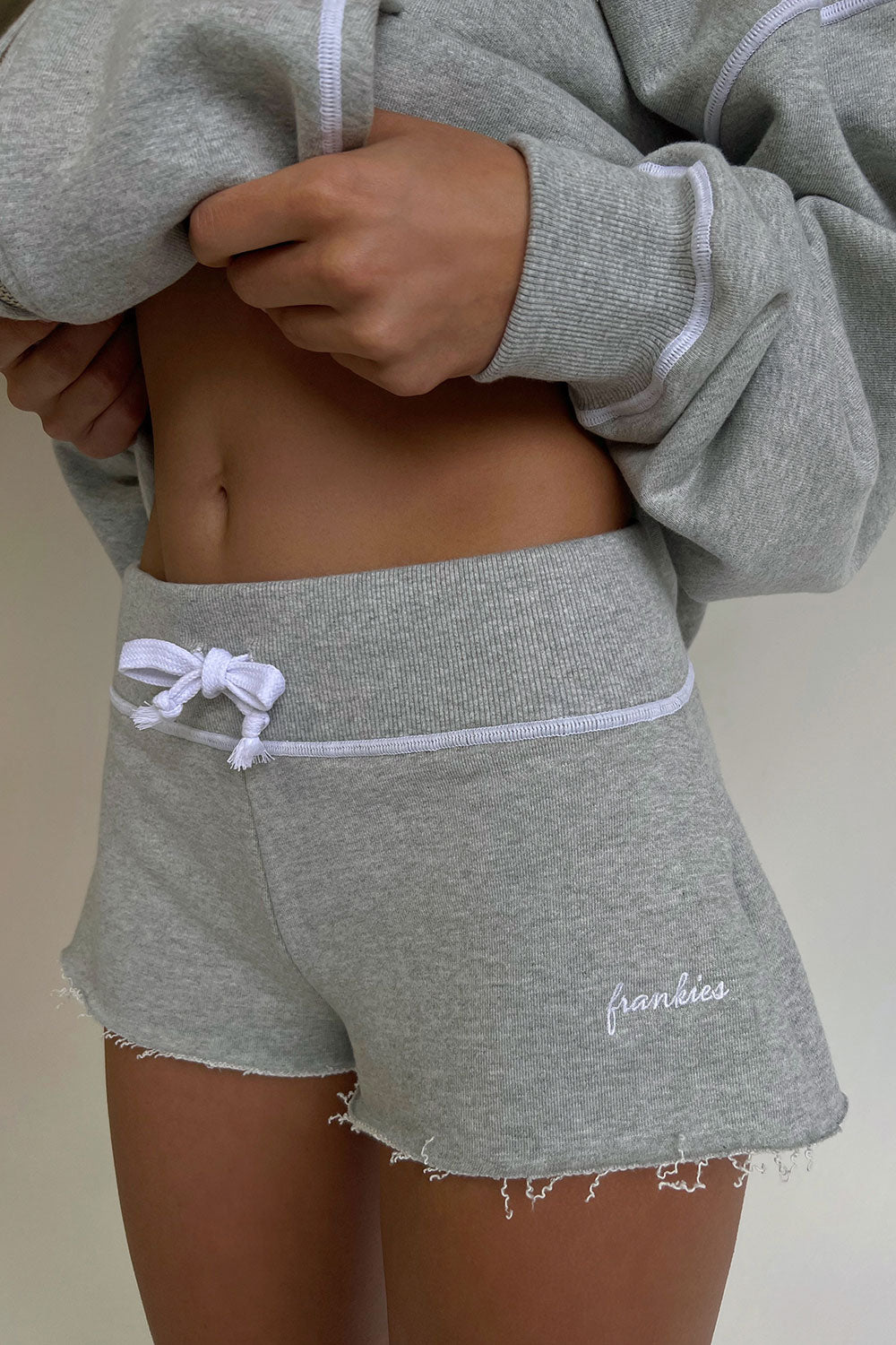 Alternative view of Slumber Short - Heather Grey