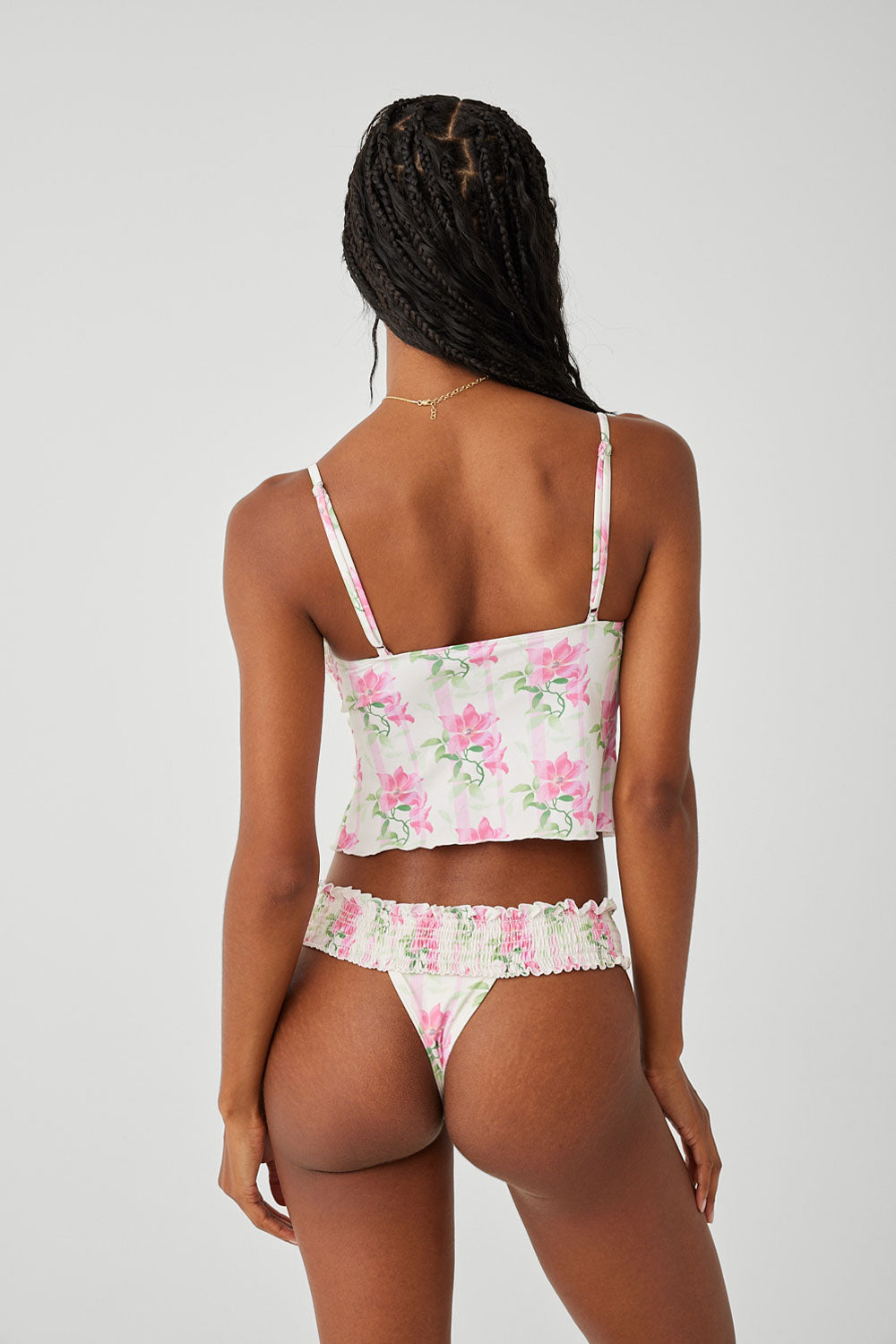 Alternative view of Sofia Floral Micro Bikini Bottom - Tiger Lily