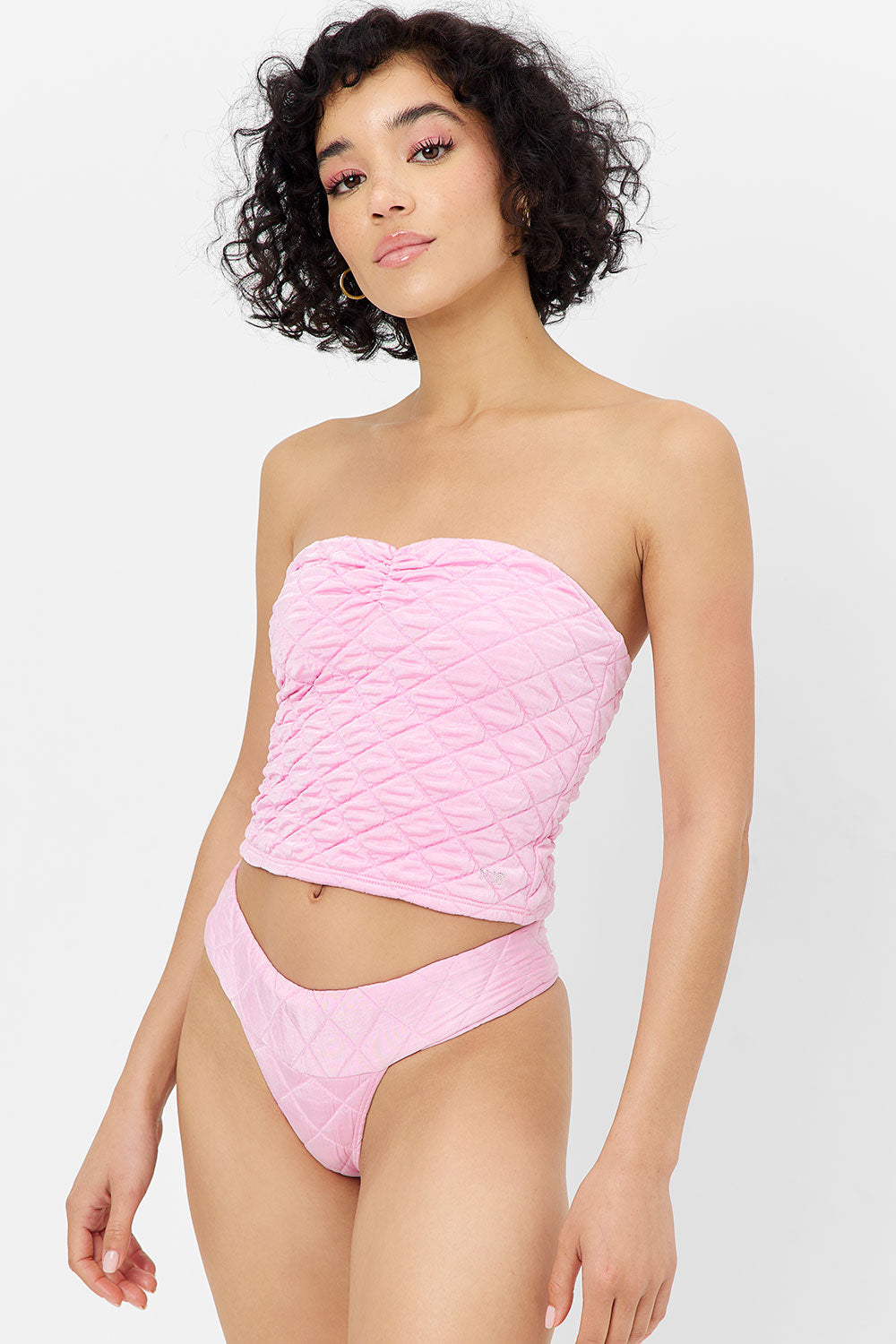 Alternative view of Sofia Thong Bikini Bottom - Baby Pink