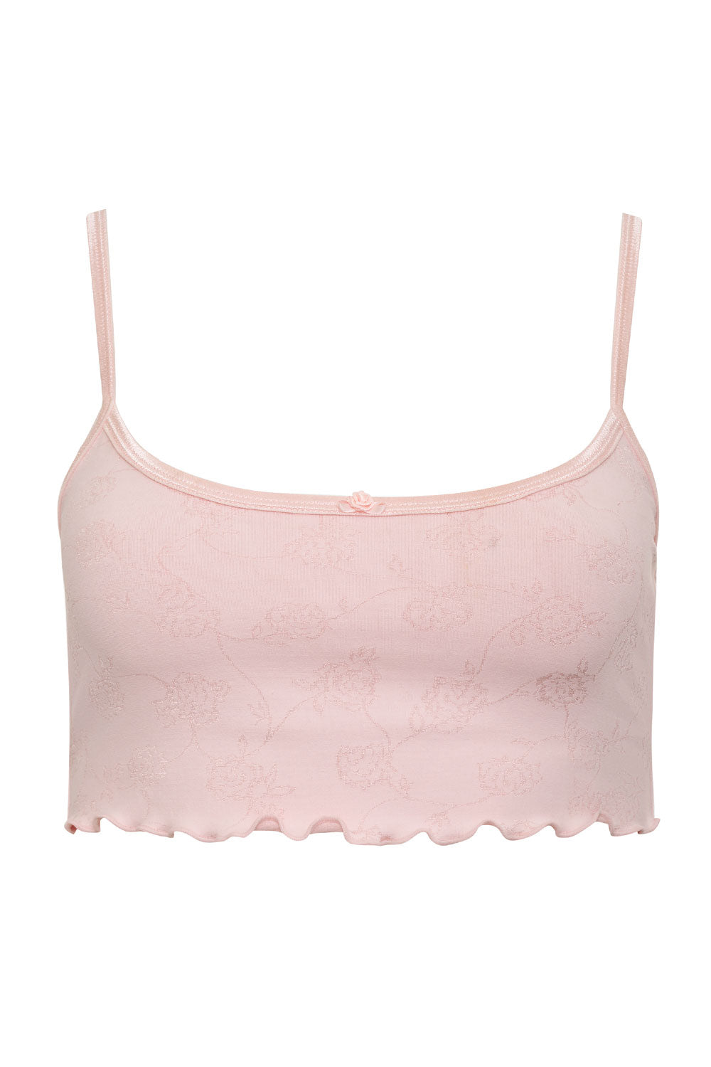 Star Cropped Tank - Pink Petals - Image 6