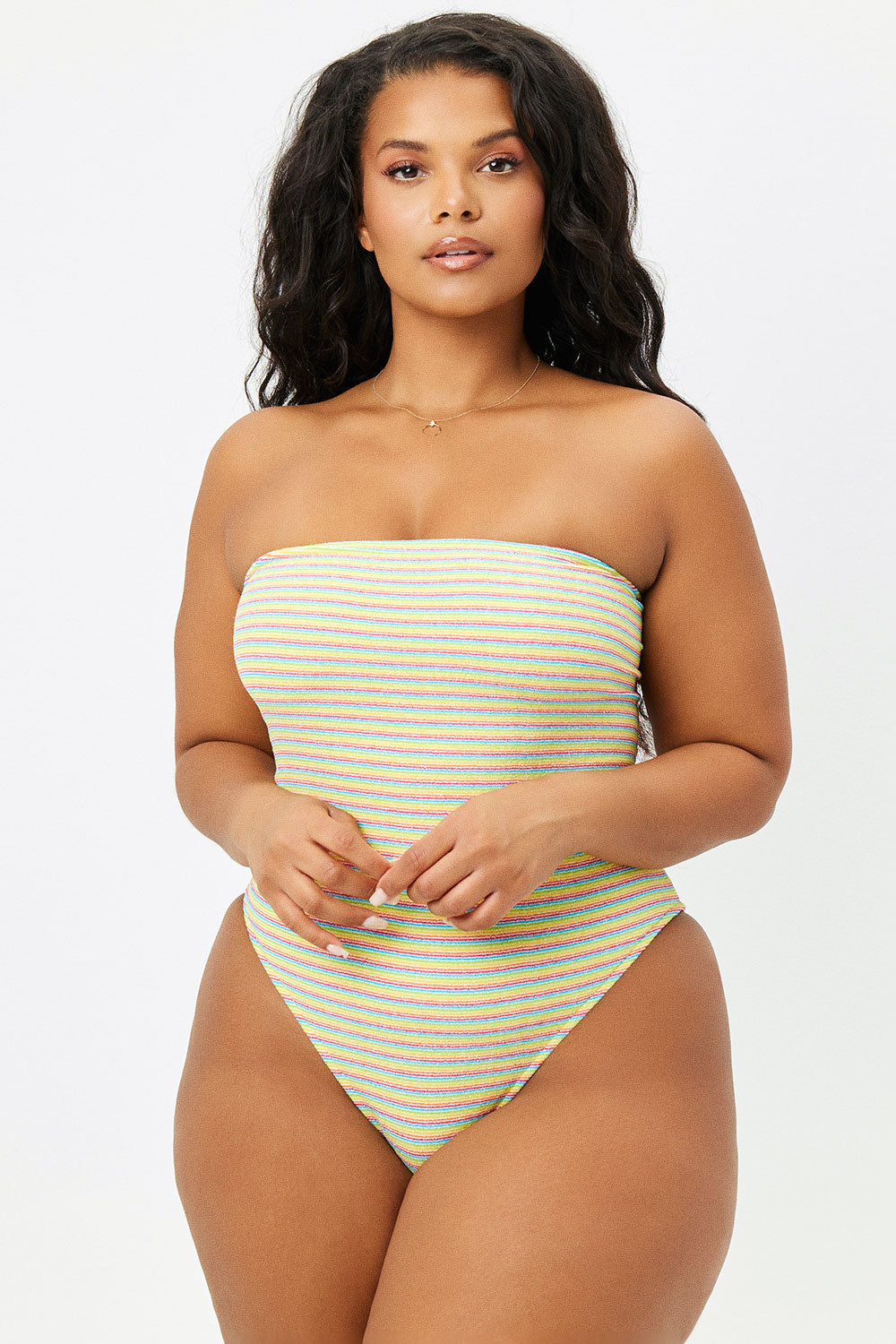 Alternative view of Stella Terry Strapless One Piece Swimsuit - Lovers Stripe Terry