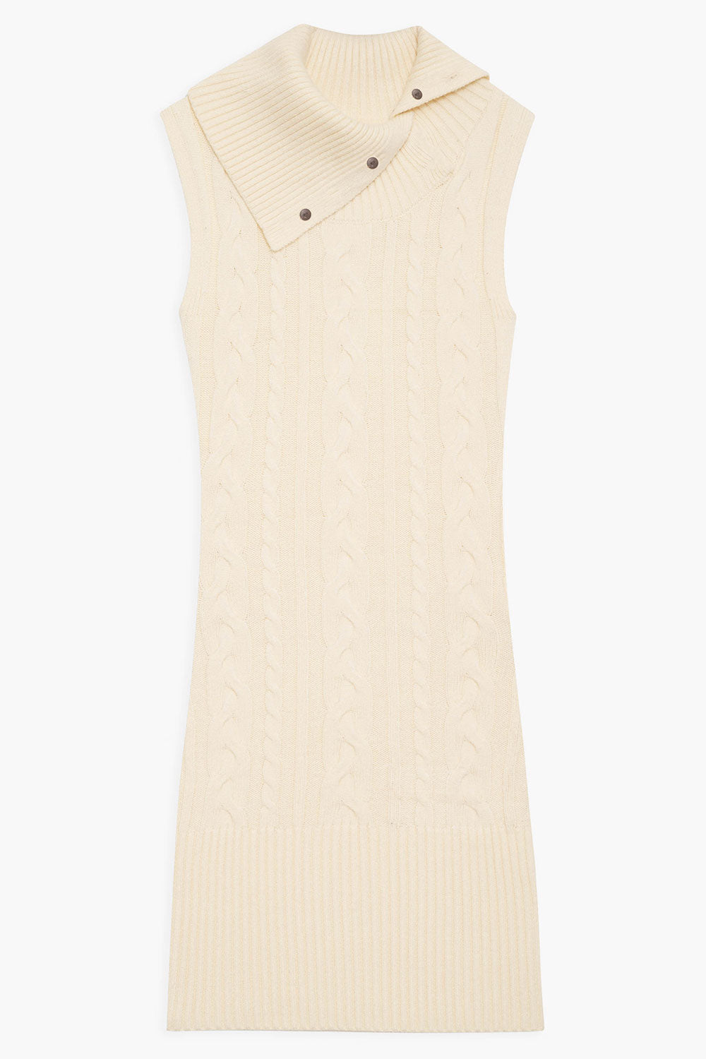 Alternative view of Storm Cable Cloud Knit Mini Dress - French Vanilla