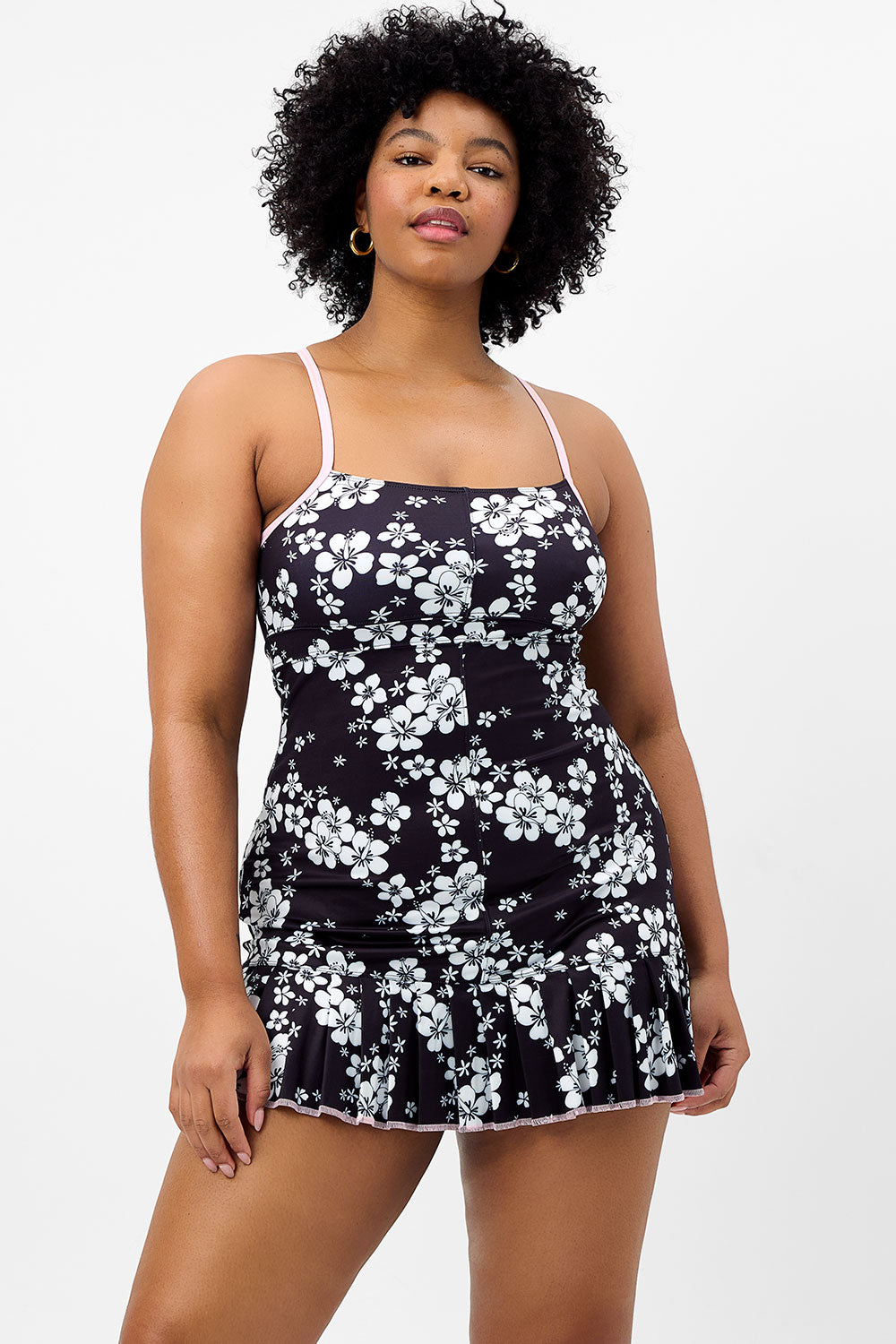 Alternative view of Swift Floral Tennis Dress - Plush Plumeria