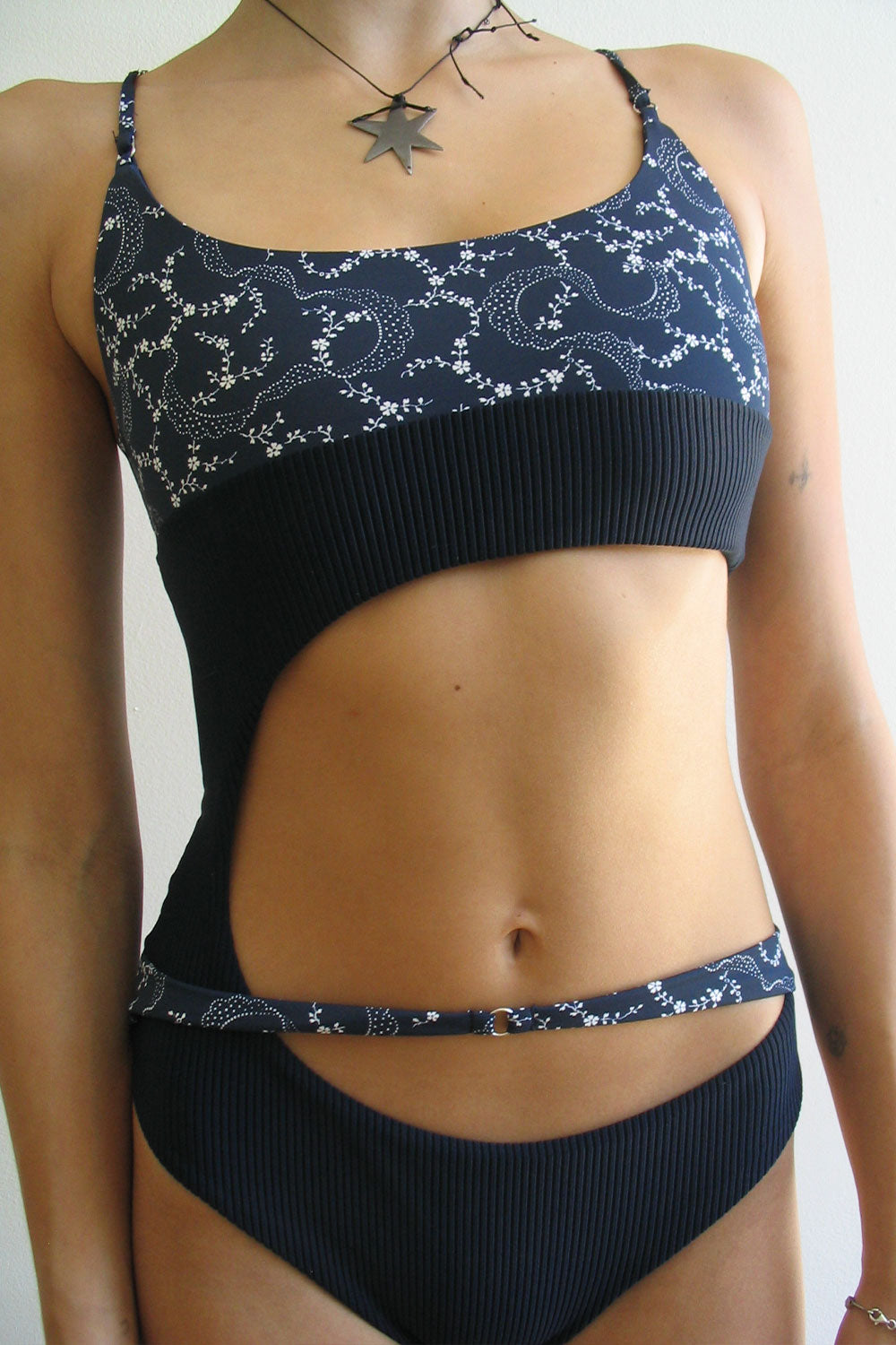 Thea Ribbed Bandana One Piece Swimsuit - Dixie - Image 2