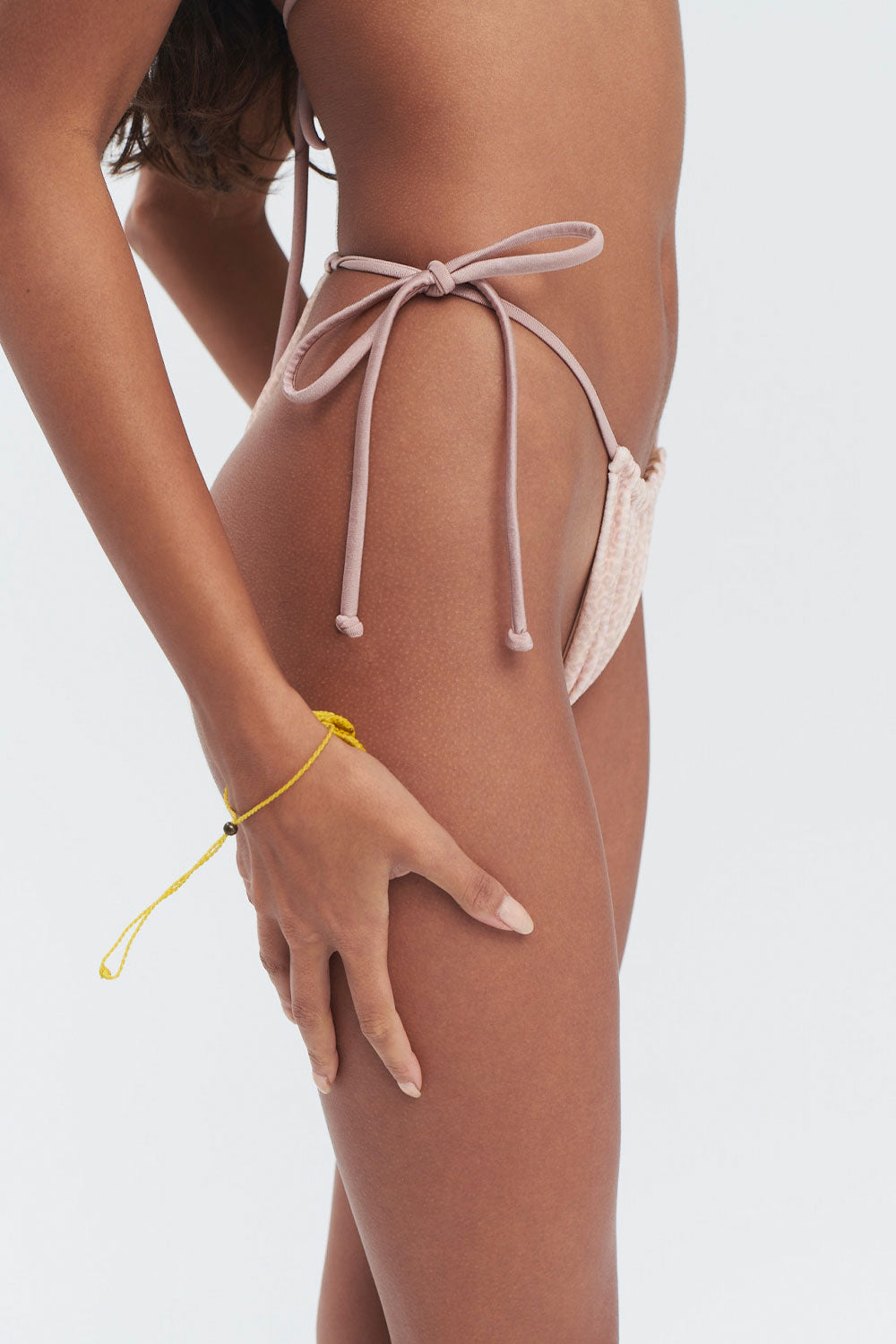 Alternative view of Tia Terry String Bikini Bottom - Coco Cheetah