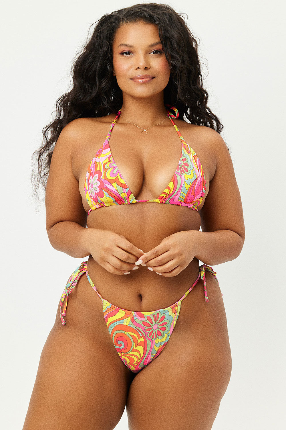 Tia String Bikini Bottom - Far Out - Image 3