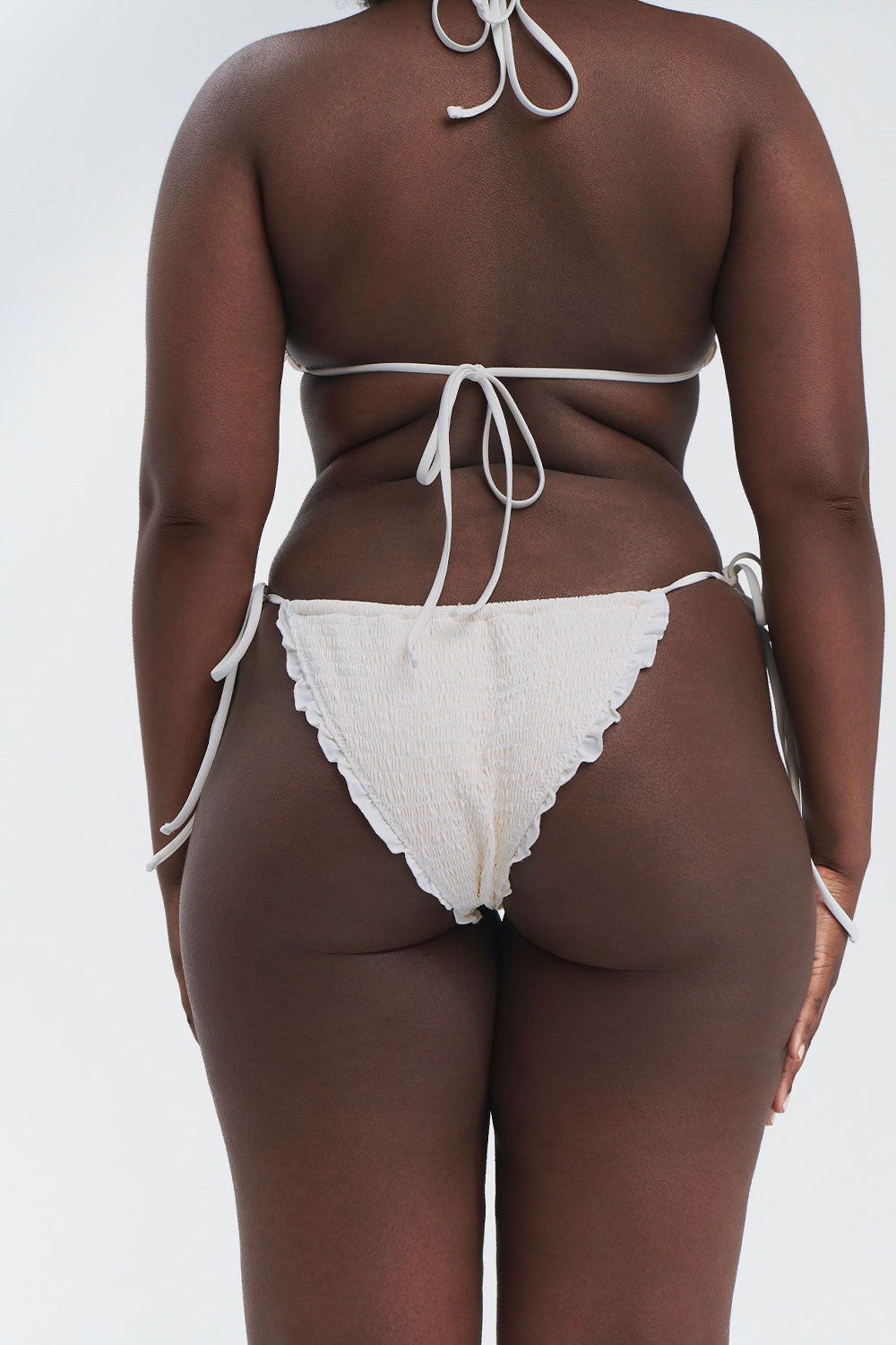 Tiana Ruffle Triangle Bikini Top - Sunrose - Image 4