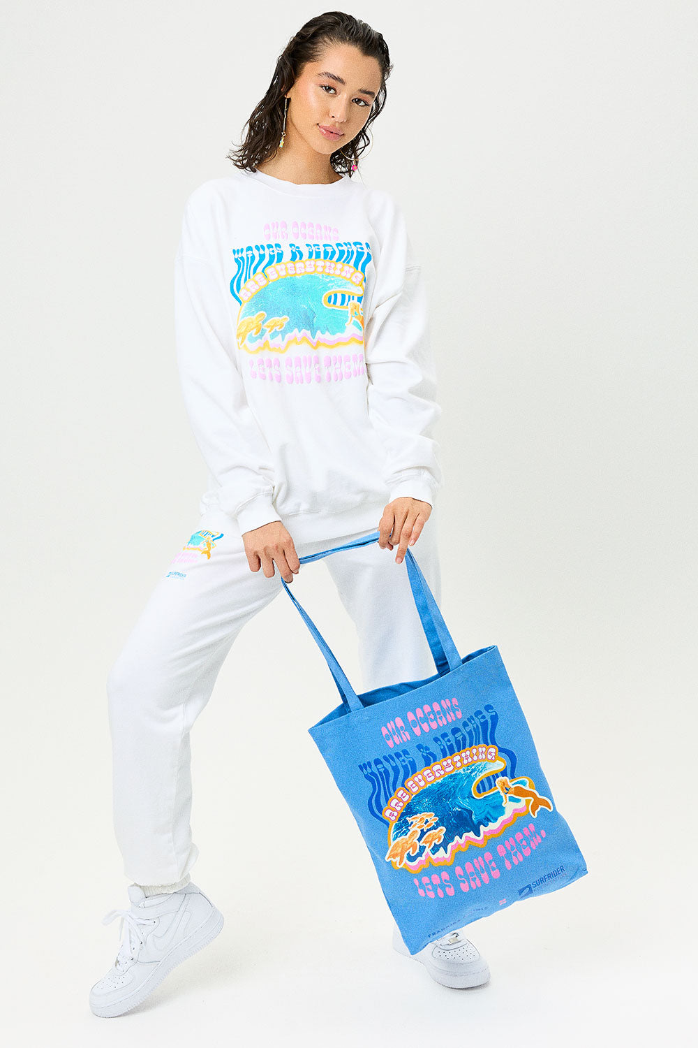 Alternative view of Tori Bag - Surf Print