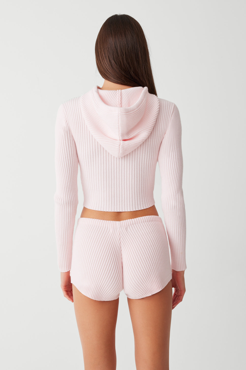 Alternative view of Providence Cloud Knit Mini Short - Rose Quartz