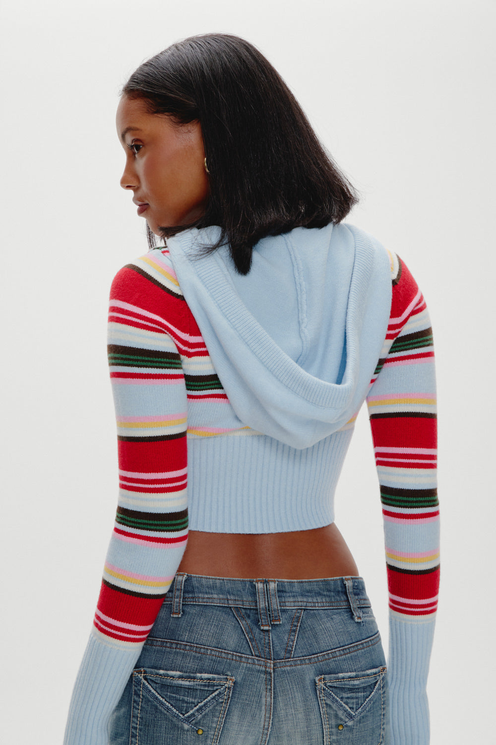 Aimee Zip Up Knit Hoodie - Ocean Ave - Image 7