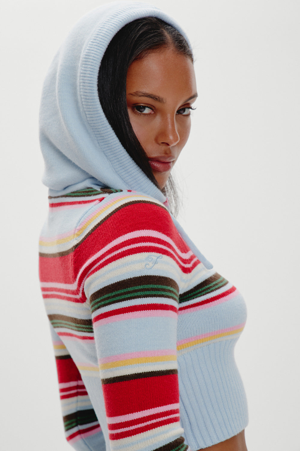 Aimee Zip Up Knit Hoodie - Ocean Ave - Image 5