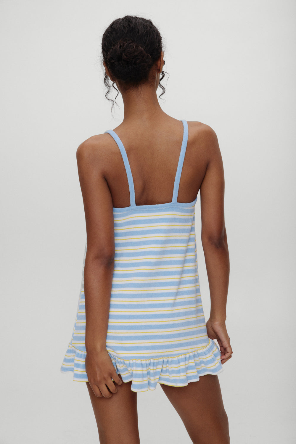 April Striped Babydoll Dress - Ashbury Stripe - Image 4