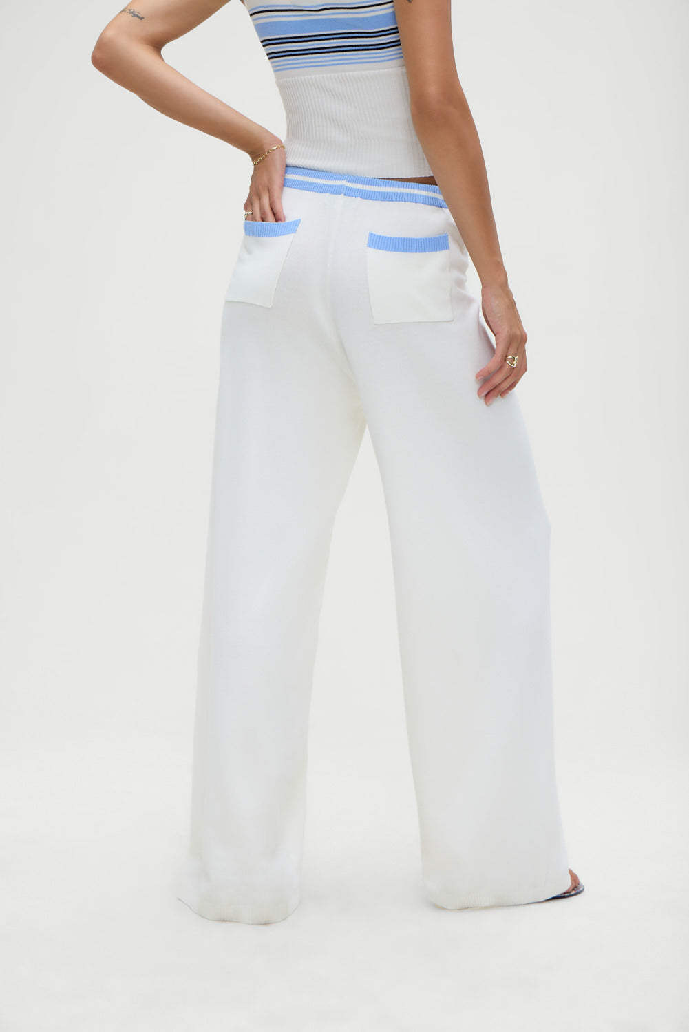 Barrymore Knit Pants - Hampton Stripe - Image 5