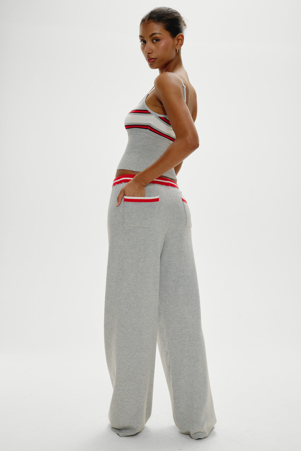 Alternative view of Barrymore Knit Pants - Mochi Stripe