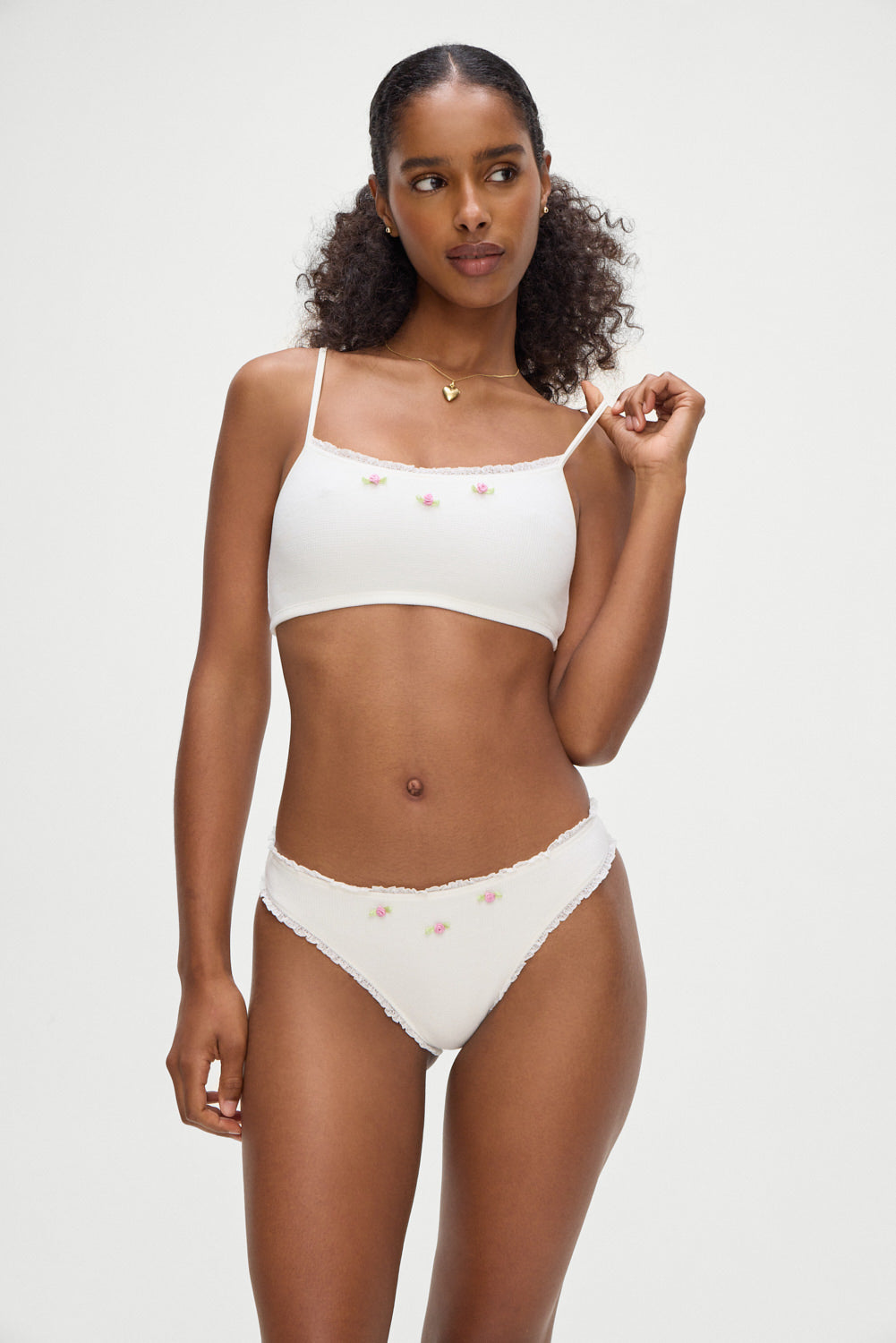 Alternative view of Bay View Bikini Top - White