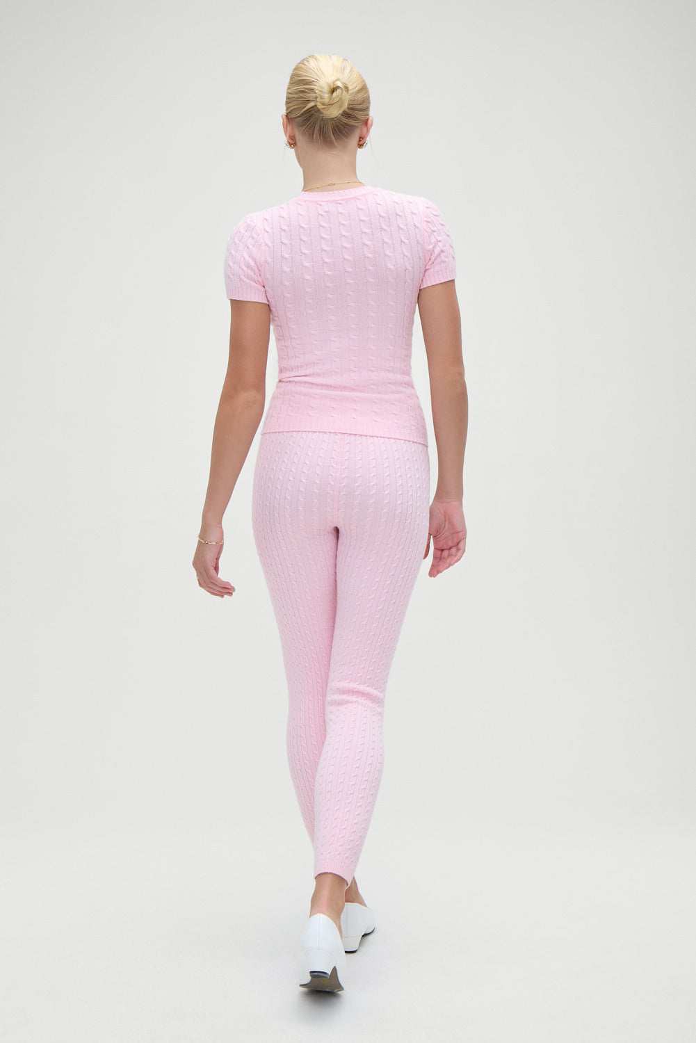 Alternative view of Bodin High Waisted Leggings - Cozy Pink