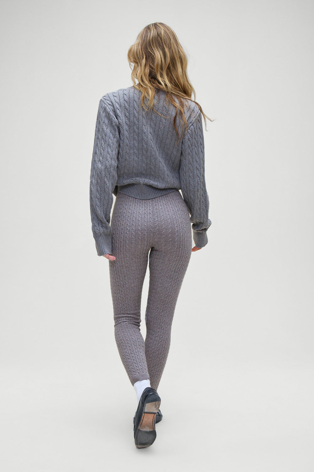 Alternative view of Bodin High Waisted Leggings - Rain Cloud