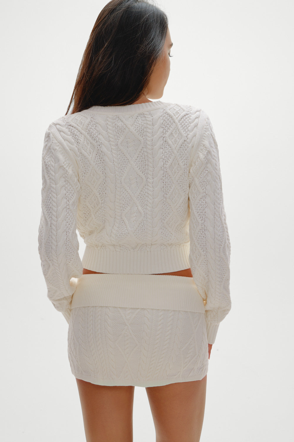 Briar Knit Mini Skort - Honeymoon - Image 8