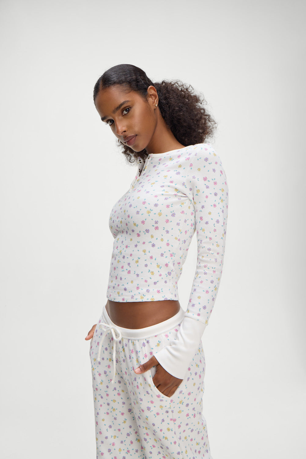 Alternative view of Cabin Thermal Pajama Pants - Picnic Blanket