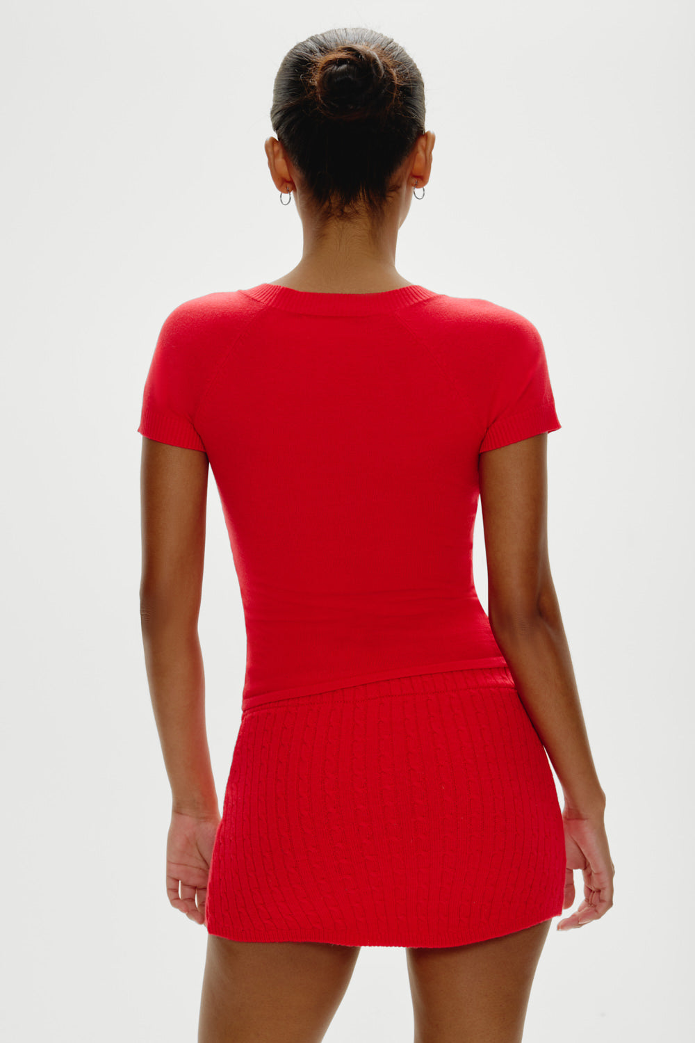 Callum Knit Shirt - Cherry - Image 4