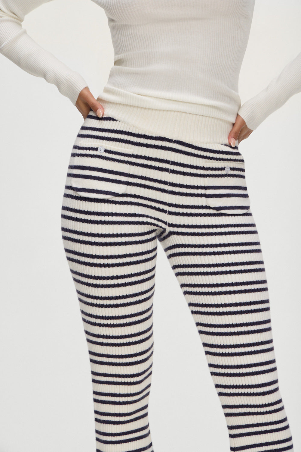 Camden Striped Knit Pants - Starlit Stripe - Image 4