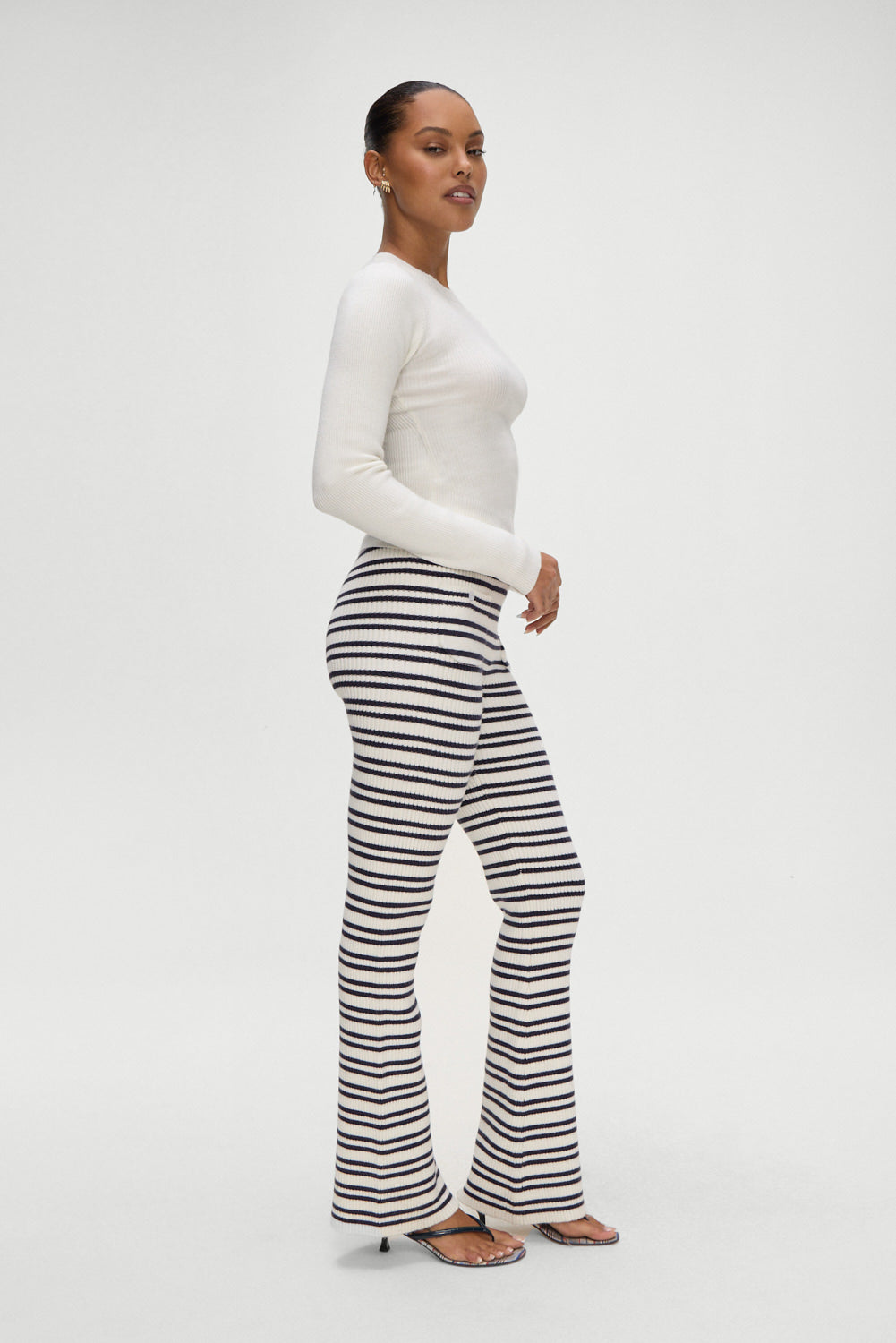 Camden Striped Knit Pants - Starlit Stripe - Image 7