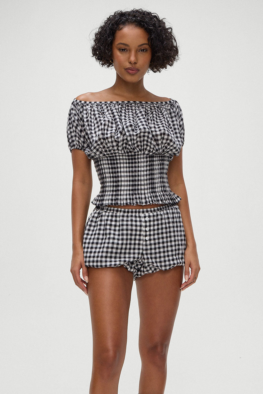 Alternative view of Cider Bloomers - Black Gingham